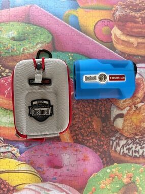 Bushnell Tour V3 Blue Laser Rangefinder with Gray Carry Case